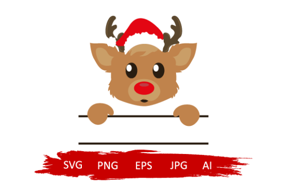Cartoon Reindeer Graphics and Illustrations for Festive Content
