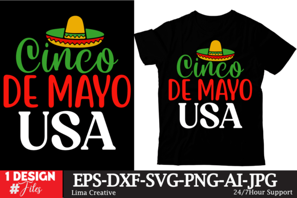Cinco De Mayo USA Graphics and T-Shirt Designs Review