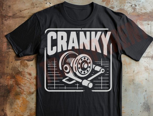 Cranky Fish Svg, Fisherman Gift, Fisher Graphics and T-Shirt Designs