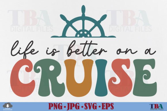 Cruise SVG Retro Funny Vacation Trip PNG Graphics and T-Shirt Designs