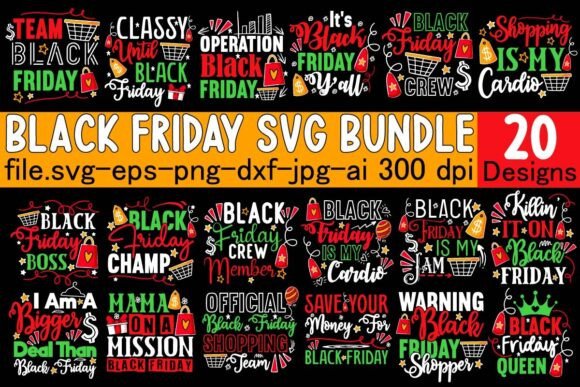 Funny Black Friday SVG Bundle Graphics and T-Shirt Designs Review