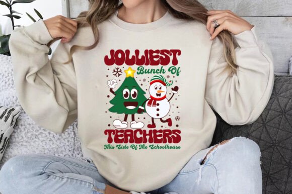 Funny Christmas Teacher PNG Graphics and T-Shirt Designs
