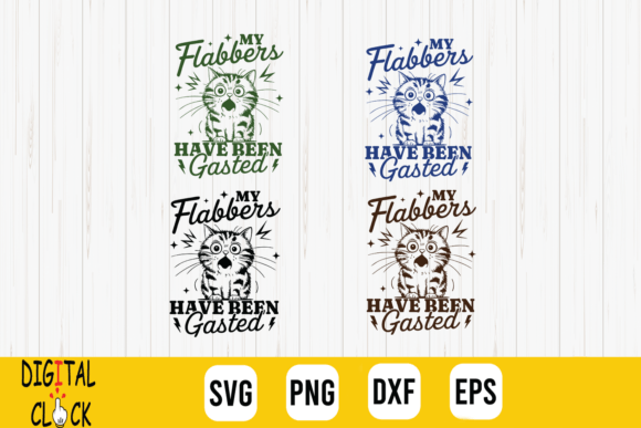 My Flabbers Have Been Gasted Funny Cat Graphics and T-Shirt Designs Review