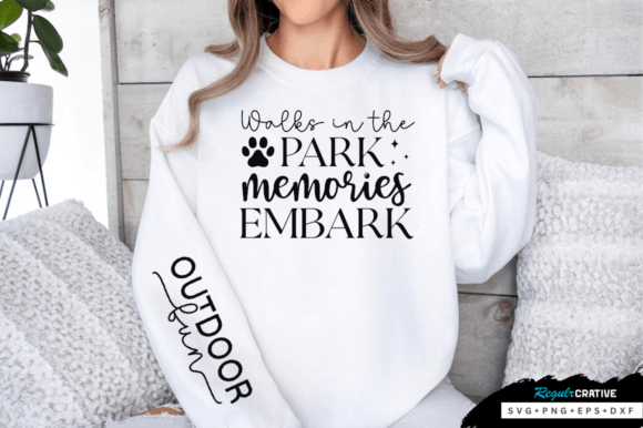 Walks in the Park Memories Embark Sleeve Graphics and T-Shirt Designs